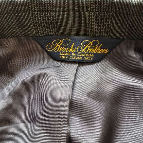 Brooks Brothers Blazer Sport Coat Jacket Men XL/2xl Gray Wool Plaid No Size Tag - Picture 12 of 16